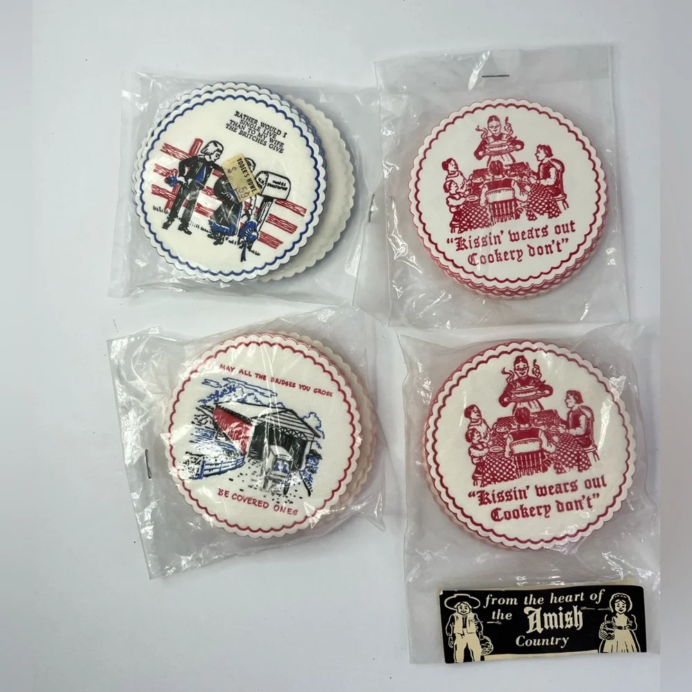 Vintage Collectible Coaster Set Royal Paper Products PA Lot of‎ 60